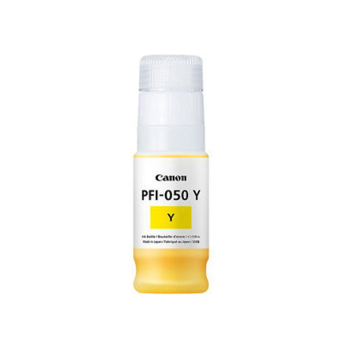 Canon PFI-050Y (5701C001) Cartouche d'encre jaune haute capacité pour imprimantes Canon Pixma