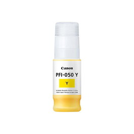 Canon PFI-050Y (5701C001) Cartouche d'encre jaune haute capacité pour imprimantes Canon Pixma