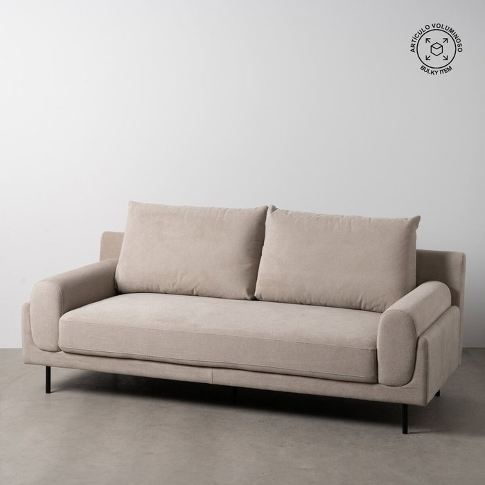 BigBuy Home Canapé Taupe 216 x 86 x 90 cm