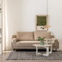 BigBuy Home Canapé Taupe 216 x 86 x 90 cm