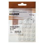 MAURER Cache-vis adhésifs blancs 13 mm (20 unités)
