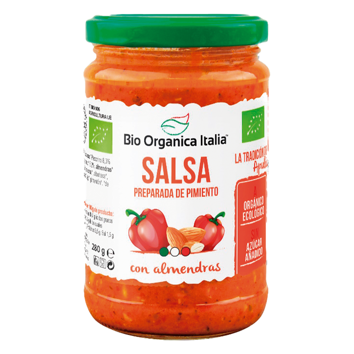 BIO ORGANICA ITALIA Sauce Pimiento Queso Alm Organica Italia 280g BIO BIO ORGANICA ITALIA Sauce Pimiento Queso Alm Organica Italia 280g BIO