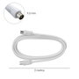 WOLFPACK LINEA PROFESIONAL Rallonge TV-Vidéo 2m, Prise 9,5mm avec Adaptateur