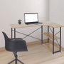 Home Deco Factory Bureau d'angle Job Noir