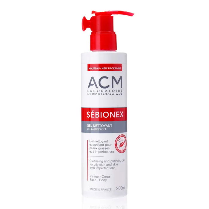 Laboratoire ACM - Sérum Sebionex Purification - Gel Nettoyant Purifiant pour le Visage - 200 ml Laboratoire ACM - Sérum Sebionex Purification - Gel Nettoyant Purifiant pour le Visage - 200 ml
