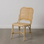 BigBuy Home Chaise de Salle à Manger Naturel Rotin