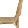 BigBuy Home Chaise de Salle à Manger Naturel Rotin
