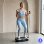 Pack Plateforme Vibrante avec Haut-parleur, Télécommande et Bandes de Résistance avec Guide d’Exercices InnovaGoods