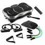 Pack Plateforme Vibrante avec Haut-parleur, Télécommande et Bandes de Résistance avec Guide d’Exercices InnovaGoods