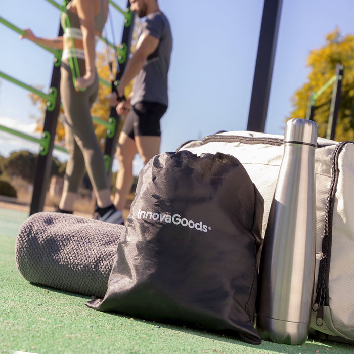 Pack Plateforme Vibrante avec Haut-parleur, Télécommande et Bandes de Résistance avec Guide d’Exercices InnovaGoods