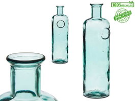 GIFTDECOR Bouteille décorative en verre STAMP 45cm Transparente Lot de 4