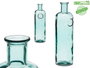 Giftdecor Bouteille Décorative en Verre Stamp Cristal Recyclé Transparent 44 x 14 x 13 cm (Set de 4)