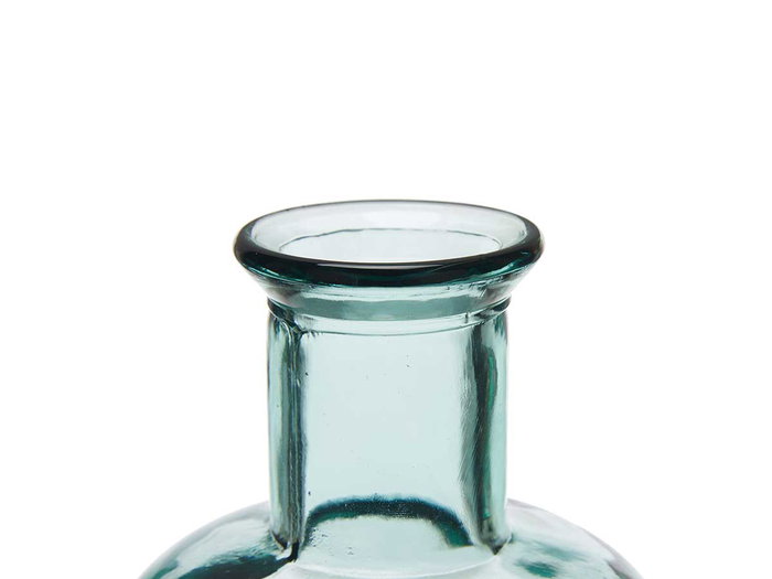 Giftdecor Bouteille Décorative en Verre Stamp Cristal Recyclé Transparent 44 x 14 x 13 cm (Set de 4)