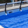 GRE Enrouleur de bâches pour piscine hors-sol - Modèle cylindrique - Jusqu'à 5.8 m de large, pour piscines tubulaires, acier et bois