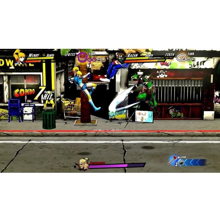 Just For Games - Rushing Beat X: Return of the Brawl Brothers - Jeu Beat'em up PS5, Coopératif local et en ligne, Action rétro-modernisée