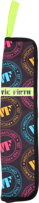 VICFIRTH Housse à baguettes Essential - Néon - Porte jusqu'à 5 paires avec poche intérieure
