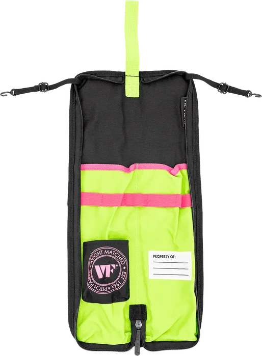 VICFIRTH Housse à baguettes Essential - Néon - Porte jusqu'à 5 paires avec poche intérieure