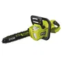 RYOBI Tronçonneuse sans Fil 36V Brushless RY36CSX35A-0 - Guide de 35 cm, Vitesse de Chaîne 21 m/s, Tendeur Sans Outil, Pompe Automatique - Sans Batterie
