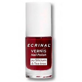 ECRINAL D AME NATURE Esmalte cuidado silicio arbol te ROUGE CERISE 5 ml