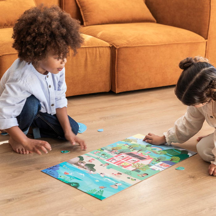 Diset - Cuidando El Planeta Ahorro De Agua 1120200189 - Jeu Éducatif sur le Recyclage et l'Économie d'Eau pour Enfants de 3 Ans et Plus