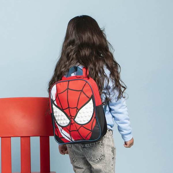 Cartable Spider-Man Rouge 21,7 x 28,0 x 9,0 cm