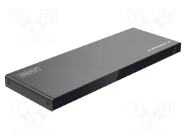 DIGITUS Multiprise HDMI 2.0 Noire en Métal