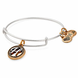 Alex And Ani Bracelet Lettre H II Bicolore 20cm