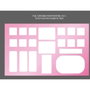 Nice Mallette de maquillage de voyage Pink It rose