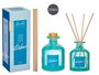 Acorde Mikado 250 ml avec bâtonnets Parfum d'Ambiance 8x12x8 cm Bleu (Set de 6)