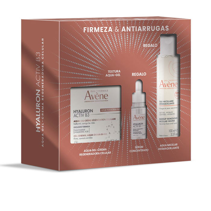Avène Coffret 3 pièces : Gel Aqua Hyaluron Activ B3, Crème, Eau Micellaire, Sérum - Soin Anti-âge Régénérant à l'Acide Hyaluronique et Niacinamide Avène Coffret 3 pièces : Gel Aqua Hyaluron Activ B3, Crème, Eau Micellaire, Sérum - Soin Anti-âge Régénérant à l'Acide Hyaluronique et Niacinamide