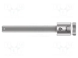 WERA Douille Allen-bit Hex-Plus 9mm 3/8 pouces 100mm