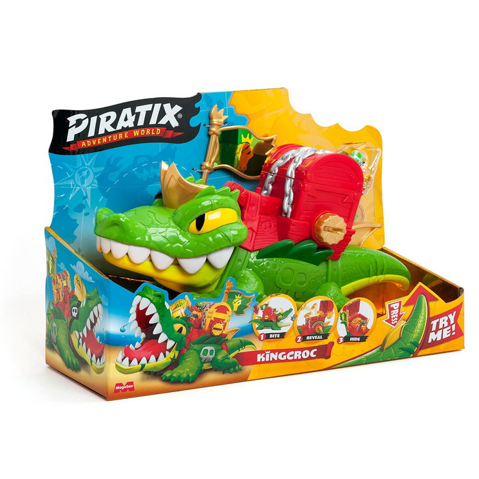 Magic Box Piratix King Croc avec Capitaine Piratix exclusif
