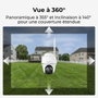 Reolink B440 Caméra extérieure avec panneau solaire - Blanc