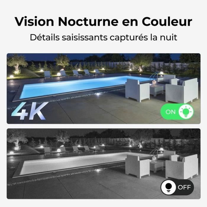 Reolink B440 Caméra extérieure avec panneau solaire - Blanc Reolink B440 Caméra extérieure avec panneau solaire - Blanc