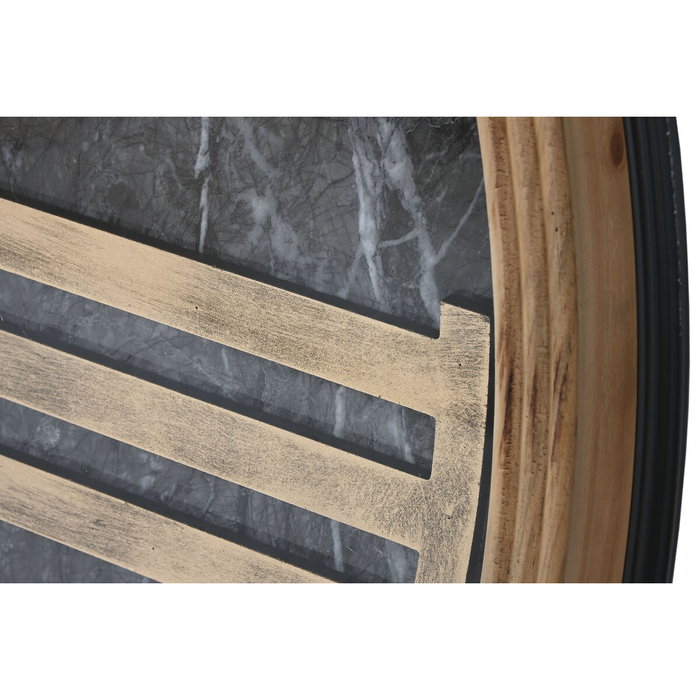 Horloge Murale Home ESPRIT Noir Doré Métal Verre 127 X 9 X 127 cm