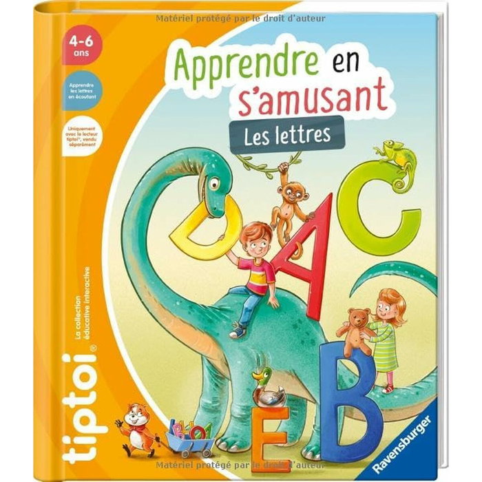 Ravensburger tiptoi Apprendre en s'amusant : Les lettres