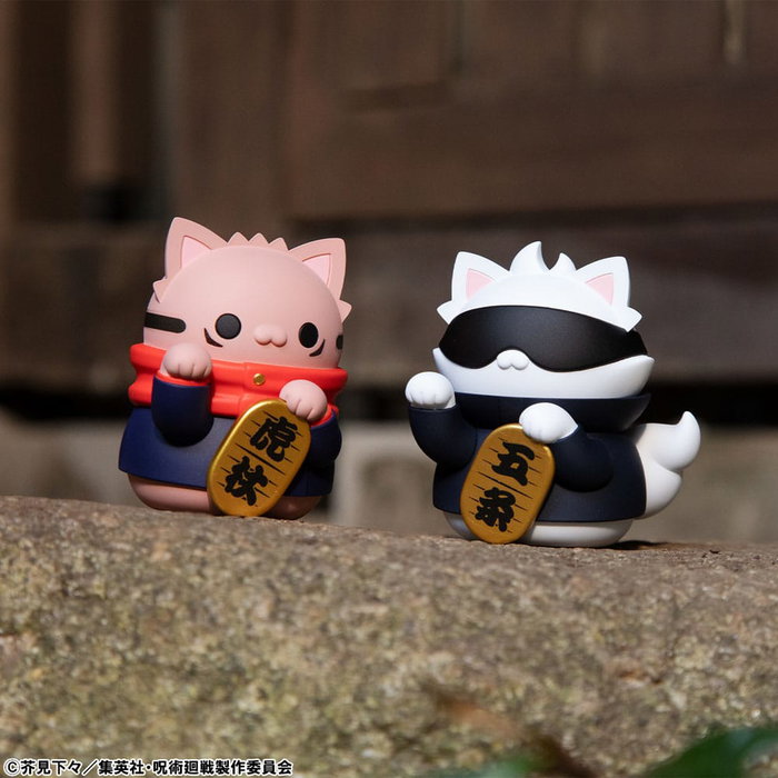 Megahouse Jujutsu Kaisen Mega Cat Project Assortiment de figurines Fortune Cats (6)