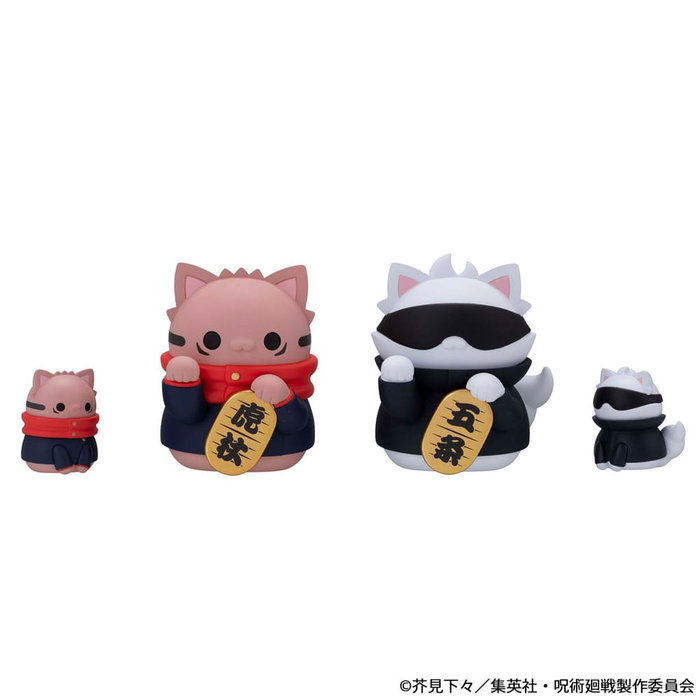 Megahouse Jujutsu Kaisen Mega Cat Project Assortiment de figurines Fortune Cats (6)