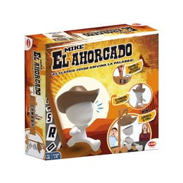 Bizak Jeu du Pendu pour Enfants à Partir de 6 Ans - Version du Cowboy avec 60 Cartes Lettres et Figurine Détaillée - Pour 2 à 4 Joueurs - Référence Mike 64011319