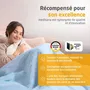 MEDISANA Couverture chauffante réversible HB 415 - 9 réglages de température - 120 W - Format 180 x 130 cm - Bleu - Arret automatique
