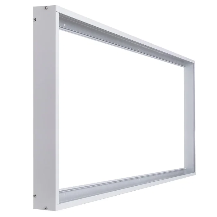 BX3 LIGHT Marco de Montage en Surface pour Panneau LED 1200 x 600 mm, Aluminium Blanc, Ref BX3-M-P-1200600 BX3 LIGHT Marco de Montage en Surface pour Panneau LED 1200 x 600 mm, Aluminium Blanc, Ref BX3-M-P-1200600
