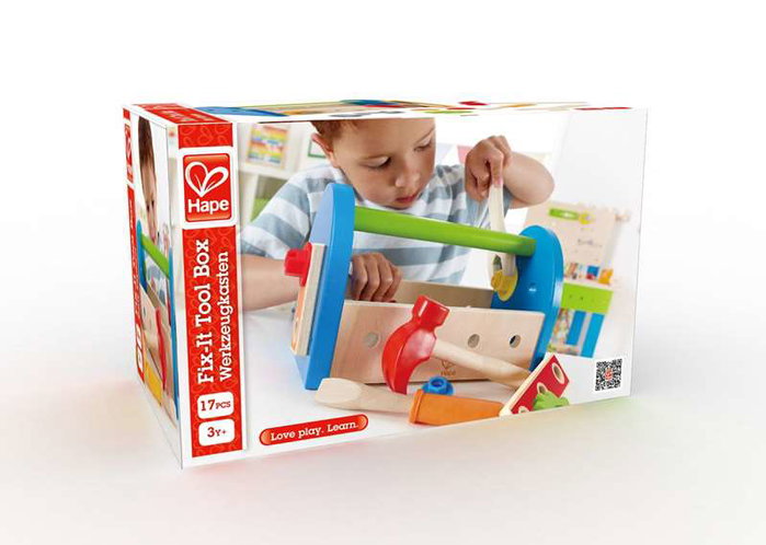 Hape Caja Herramientas de Madera