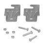 WOLFPACK LINEA PROFESIONAL Jeu de 4 pieds de sommier rectangulaire 40X30/25