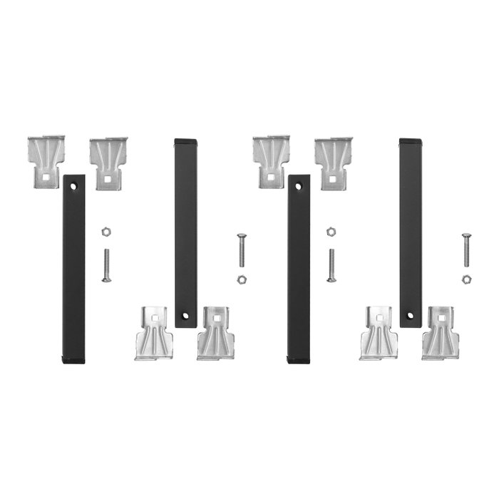 WOLFPACK LINEA PROFESIONAL Jeu de 4 pieds de sommier rectangulaire 40X30/25 WOLFPACK LINEA PROFESIONAL Jeu de 4 pieds de sommier rectangulaire 40X30/25