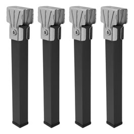 WOLFPACK LINEA PROFESIONAL Jeu de 4 pieds de sommier rectangulaire 40X30/25