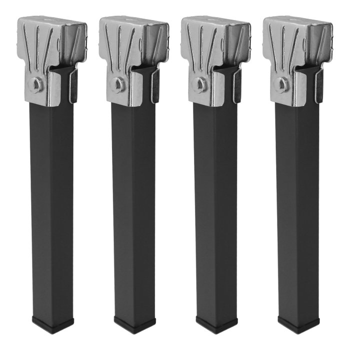 WOLFPACK LINEA PROFESIONAL Jeu de 4 pieds de sommier rectangulaire 40X30/25 WOLFPACK LINEA PROFESIONAL Jeu de 4 pieds de sommier rectangulaire 40X30/25