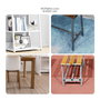 WOLFPACK LINEA PROFESIONAL Embouts de protection intérieurs carrés 50x50 mm, Noir, 100 unités