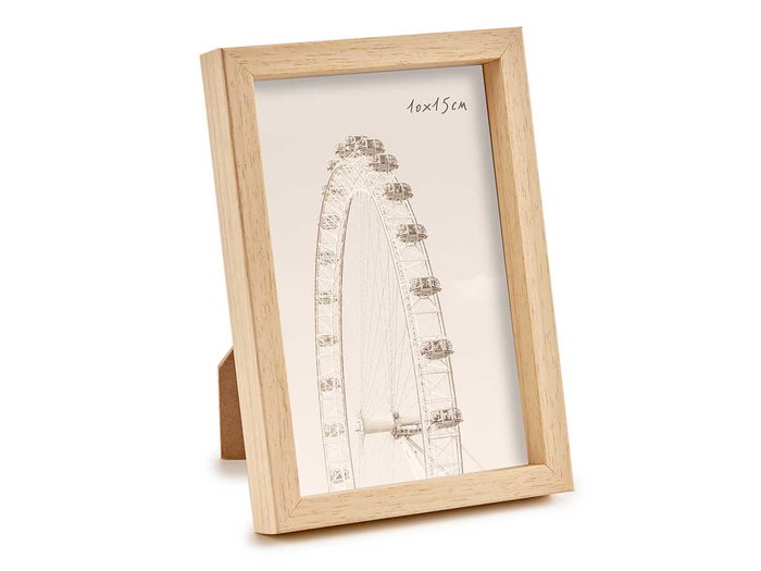 GIFTDECOR Lot de 24 cadres photo en plastique Naturel 10x15cm GIFTDECOR Lot de 24 cadres photo en plastique Naturel 10x15cm