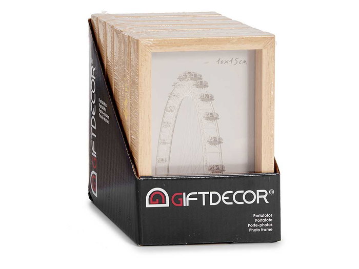 GIFTDECOR Lot de 24 cadres photo en plastique Naturel 10x15cm GIFTDECOR Lot de 24 cadres photo en plastique Naturel 10x15cm