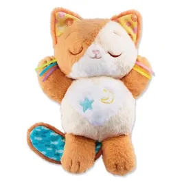 Vtech Baby Mon Chaton Douce Nuit - Peluche interactive pour bébé avec lumières, mouvements et sons - Fonction apaisante pour le sommeil 0-6 ans